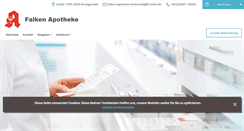Desktop Screenshot of falken-apotheke-kohlscheid-app.de